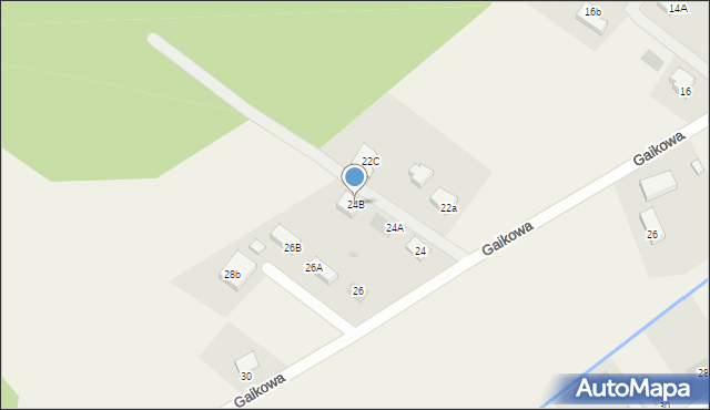 Sobin, Gaikowa, 24B, mapa Sobin