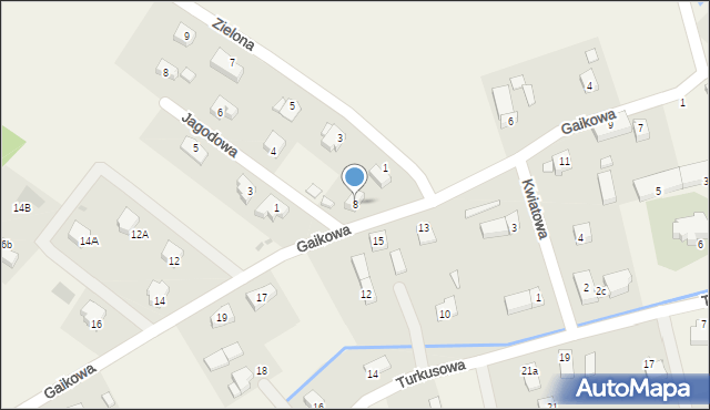 Sobin, Gaikowa, 8, mapa Sobin