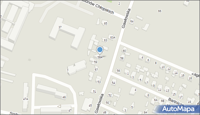 Sochaczew, Gawłowska, 59A, mapa Sochaczew
