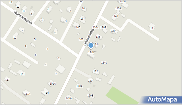 Sochaczew, Gawłowska, 134b, mapa Sochaczew