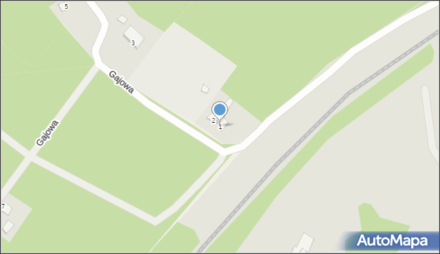 Soczewka, Gajowa, 1, mapa Soczewka