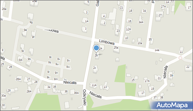 Sosnowiec, Gałczyńskiego Konstantego Ildefonsa, 2b, mapa Sosnowca