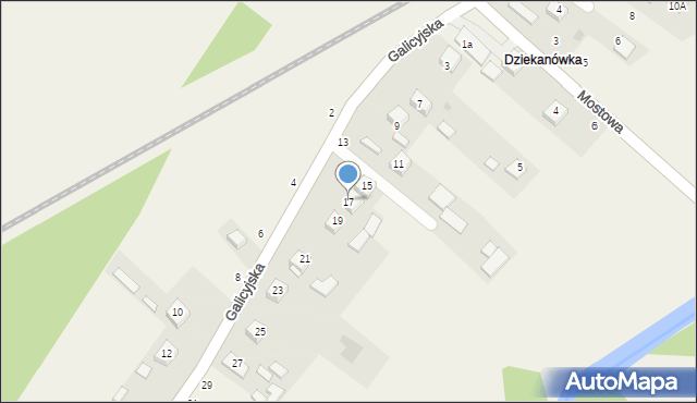 Sterkowiec, Galicyjska, 17, mapa Sterkowiec