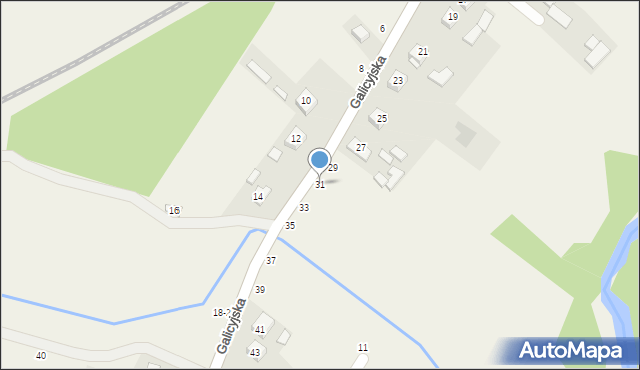 Sterkowiec, Galicyjska, 31, mapa Sterkowiec