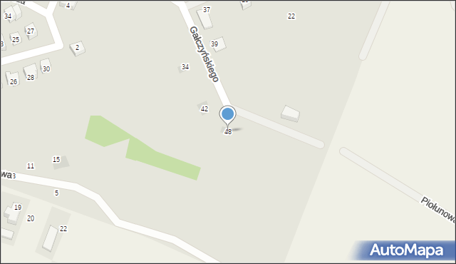 Strzelin, Gałczyńskiego Konstantego Ildefonsa, 48, mapa Strzelin