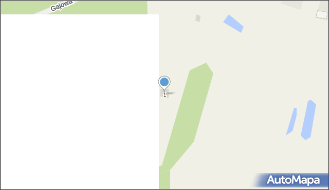 Styrzyniec, Gajowa, 1, mapa Styrzyniec