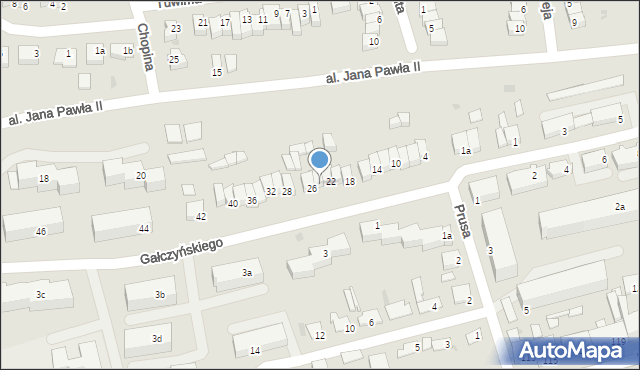 Świecie, Gałczyńskiego Konstantego Ildefonsa, 24, mapa Świecie