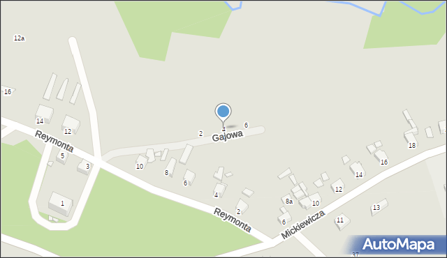 Świerzawa, Gajowa, 4, mapa Świerzawa