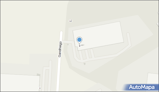 Święty Wojciech, Gandhiego Mahatmy, 4, mapa Święty Wojciech