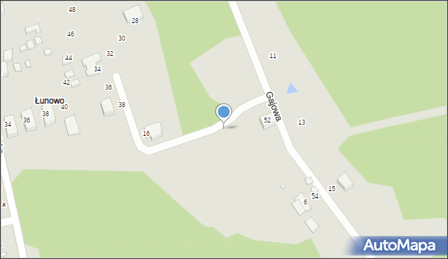 Świnoujście, Gajowa, 48a, mapa Świnoujście