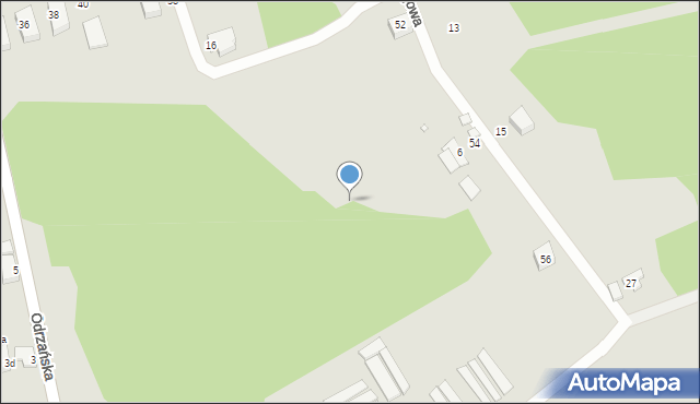 Świnoujście, Gajowa, 48k, mapa Świnoujście