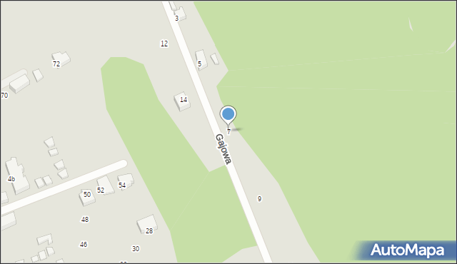 Świnoujście, Gajowa, 7, mapa Świnoujście