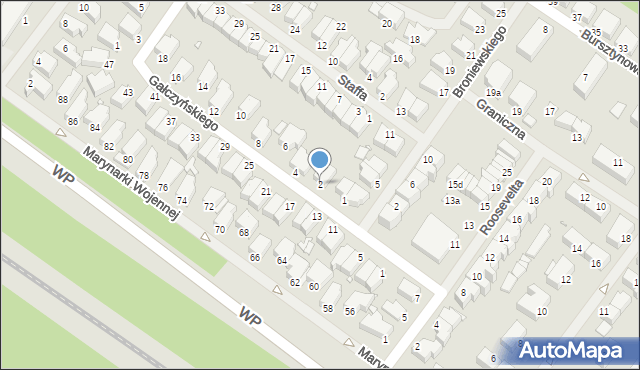 Świnoujście, Gałczyńskiego Konstantego Ildefonsa, 2, mapa Świnoujście