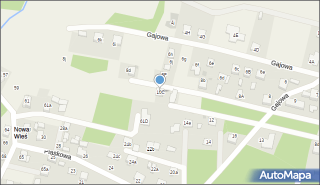 Szczejkowice, Gajowa, 10C, mapa Szczejkowice