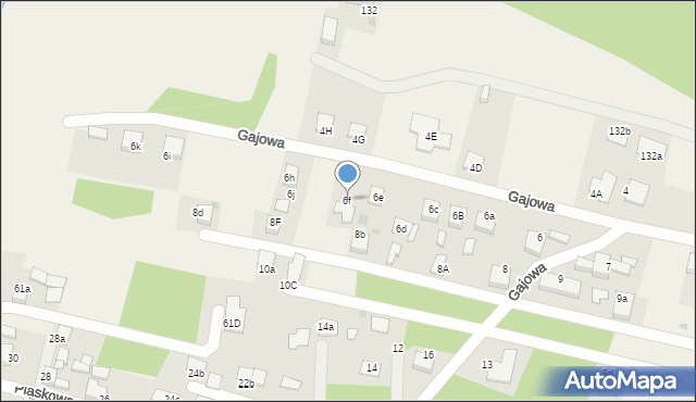 Szczejkowice, Gajowa, 6f, mapa Szczejkowice