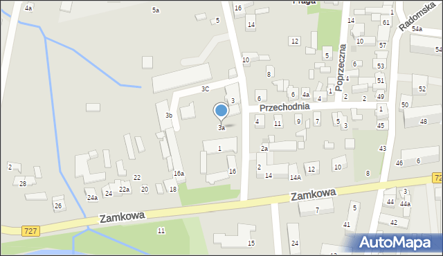 Szydłowiec, Garbarska, 3a, mapa Szydłowiec