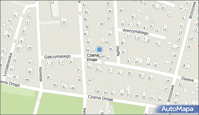 Tarnów, Gałczyńskiego Konstantego Ildefonsa, 4, mapa Tarnów