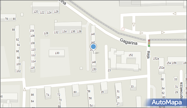 Toruń, Gagarina Jurija, 146, mapa Torunia