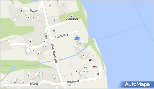 Tresna, Gancarzy, 6, mapa Tresna