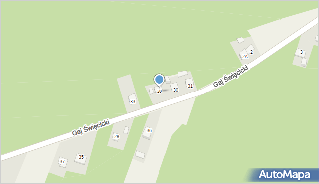 Tuklęcz, Gaj Święcicki, 29, mapa Tuklęcz