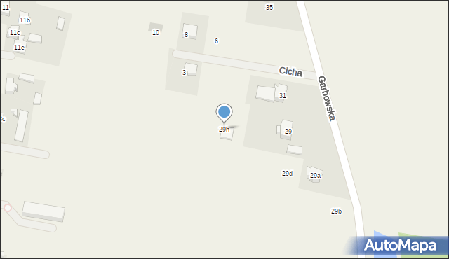 Tuszynek Majoracki, Garbowska, 29h, mapa Tuszynek Majoracki