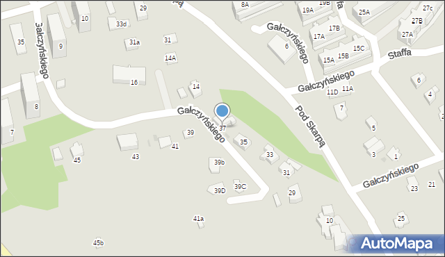 Ustroń, Gałczyńskiego Konstantego Ildefonsa, 37, mapa Ustroń