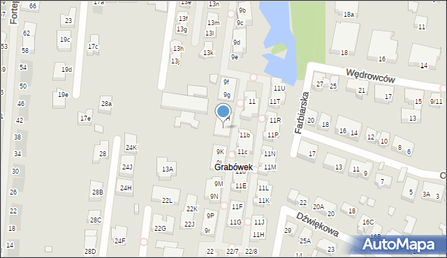 Warszawa, Gawota, 9J, mapa Warszawy