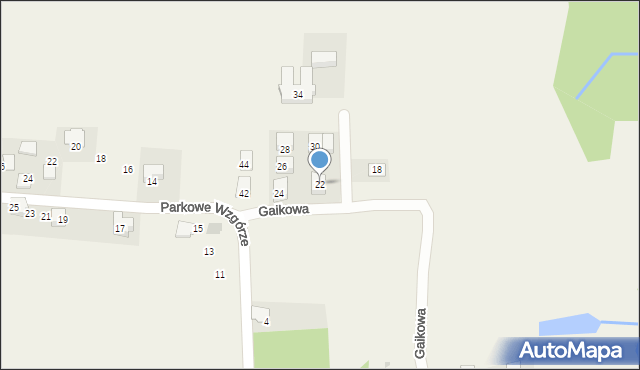 Wilczkowice, Gaikowa, 22, mapa Wilczkowice
