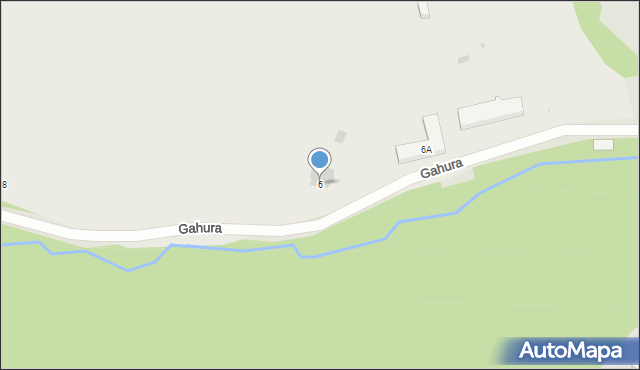 Wisła, Gahura, 6, mapa Wisła