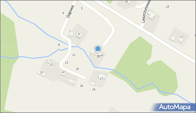 Wola Filipowska, Gajowa, 19, mapa Wola Filipowska