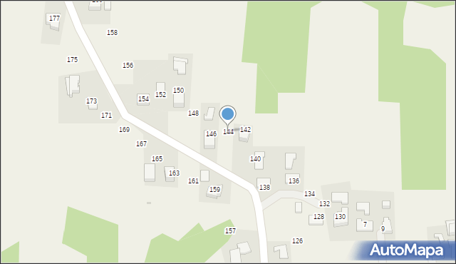 Wola Radziszowska, Garcowiec, 144, mapa Wola Radziszowska