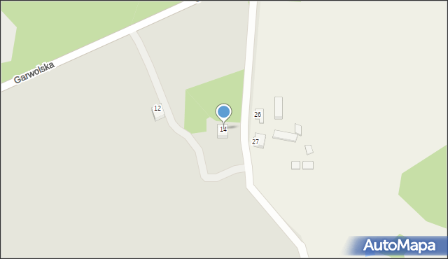 Wołów, Garwolska, 14, mapa Wołów