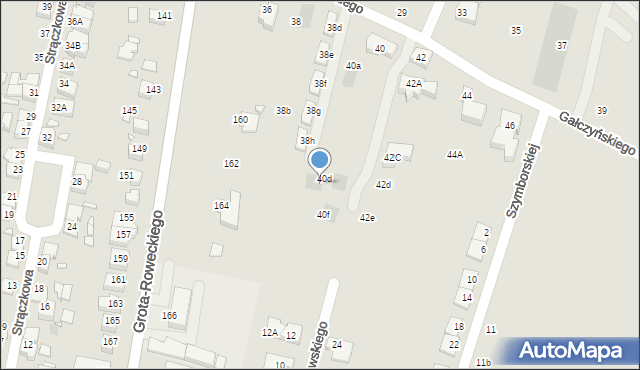 Wrocław, Gałczyńskiego Konstantego Ildefonsa, 40e, mapa Wrocławia