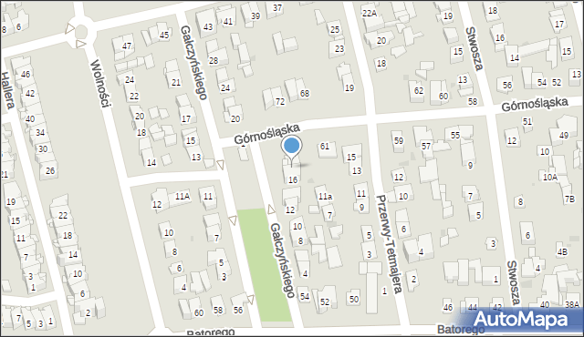 Ząbki, Gałczyńskiego Konstantego Ildefonsa, 18, mapa Ząbki