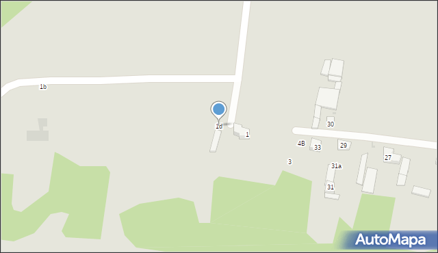 Zakroczym, Gałachy, 1d, mapa Zakroczym