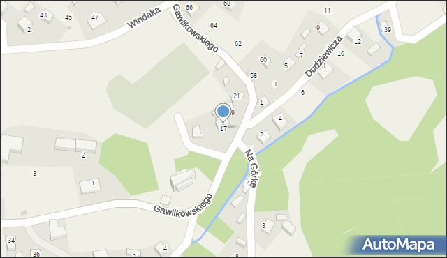 Zalas, Gawlikowskiego P. P., ks., 17, mapa Zalas