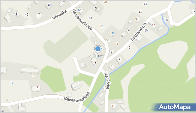 Zalas, Gawlikowskiego P. P., ks., 19, mapa Zalas