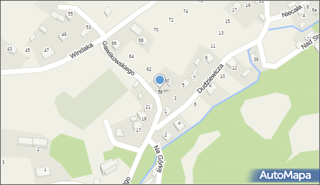 Zalas, Gawlikowskiego P. P., ks., 58, mapa Zalas