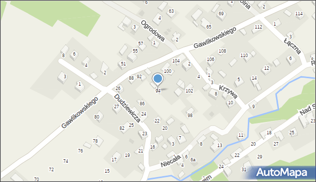 Zalas, Gawlikowskiego P. P., ks., 94, mapa Zalas