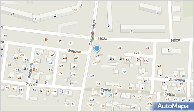 Zgierz, Gałczyńskiego Konstantego Ildefonsa, 22a, mapa Zgierz