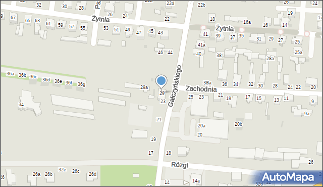 Zgierz, Gałczyńskiego Konstantego Ildefonsa, 29, mapa Zgierz