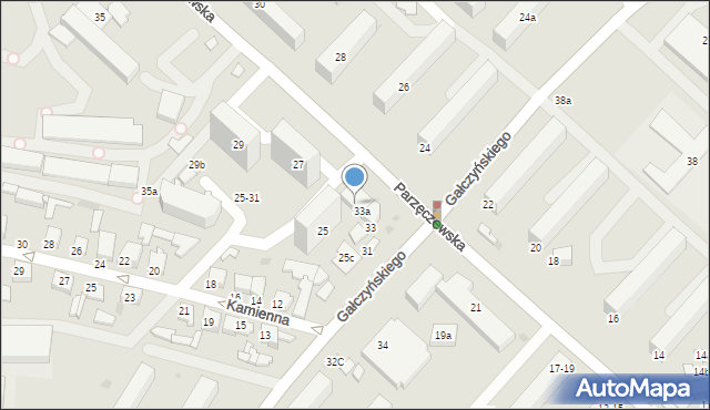Zgierz, Gałczyńskiego Konstantego Ildefonsa, 33b, mapa Zgierz