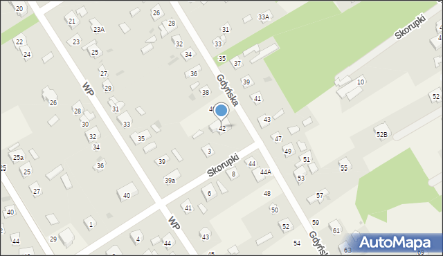 Chylice-Kolonia, Gdyńska, 42, mapa Chylice-Kolonia