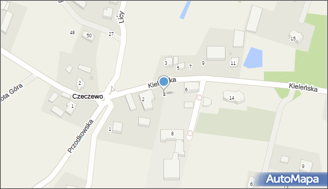 Czeczewo, Gdańska, 4, mapa Czeczewo