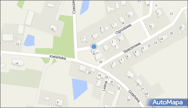 Czeczewo, Gdańska, 21, mapa Czeczewo