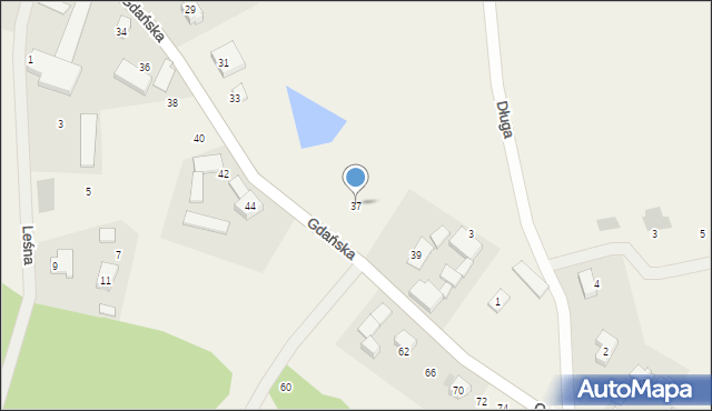 Czeczewo, Gdańska, 37, mapa Czeczewo