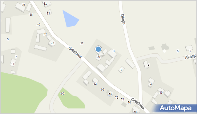 Czeczewo, Gdańska, 39, mapa Czeczewo