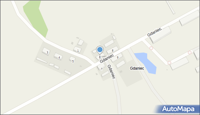 Gdaniec, Gdaniec, 6, mapa Gdaniec