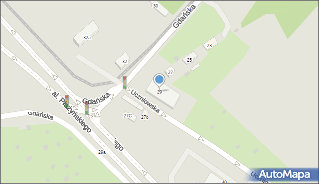 Gdańsk, Gdańska, 29, mapa Gdańska