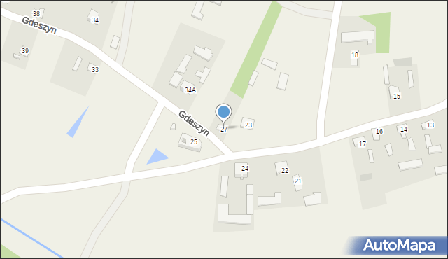 Gdeszyn, Gdeszyn, 27, mapa Gdeszyn
